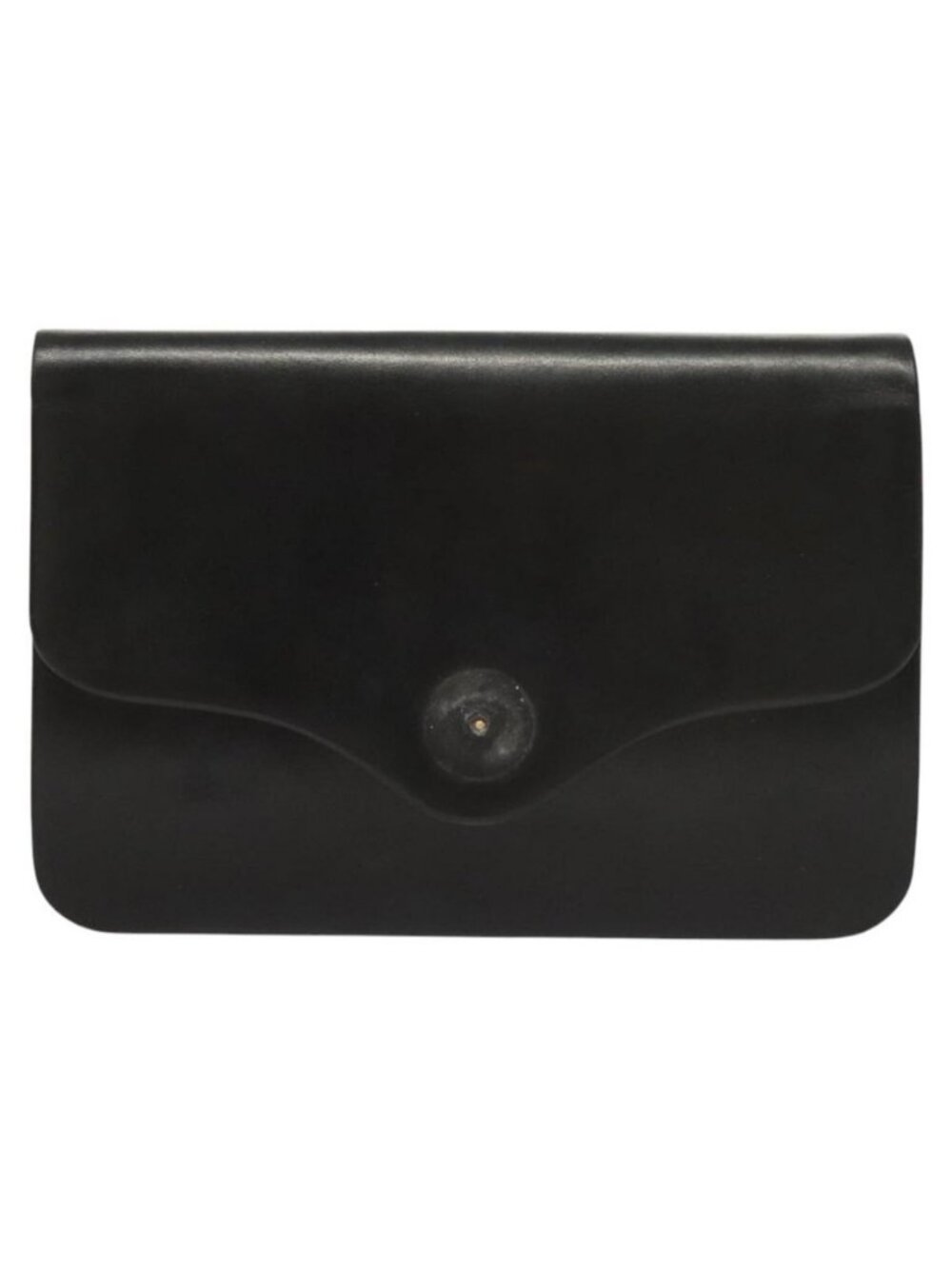 Authentic Christian Dior Chain Shoulder Bag Leather Black Gold - Picture 5 of 16